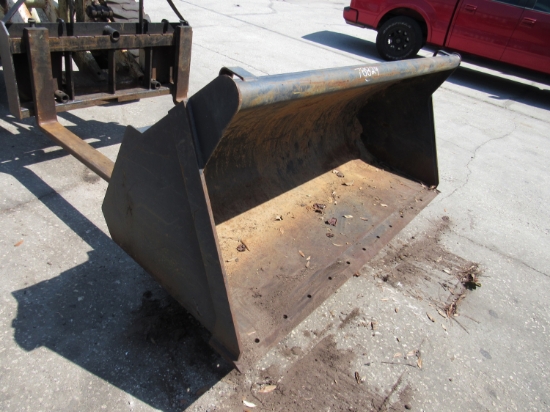 Picture of Kubota 1.0 Cubic Yard 74" Wheel Loader Bucket w/ Skid Steer Quick Attach Hookup