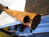 Picture of Case G100936 Hydraulic Cylinder off DH4B Trencher Backhoe