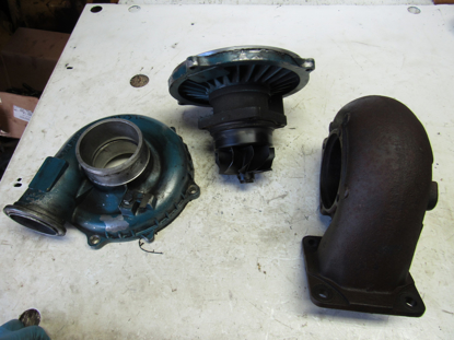 Picture of Navistar International Garrett Turbo Turbocharger off certain T444E FOR PARTS/REBUILD