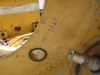 Picture of 2 John Deere AT178499 AT309105 Wheels 16.5x9.75 w/ Carlisle 12-16.5 Tires off 300D Backhoe