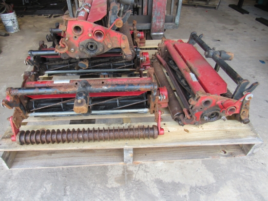 Picture of Set of 5 Toro 03509 8 Blade Reels Cutting Units 5200D 5400D Reelmaster Mower