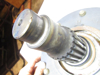 Picture of Kubota 35533-43712 Front Axle Shaft Hub to Tractor 35533-43710 35533-43713