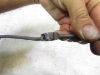 Picture of Fuel Injector Return Line Overflow Pipe off 2006 Kubota V2003-T-ES Toro 100-9213