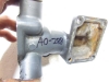 Picture of Kubota 16225-72702 Thermostat Housing Water Flange Cover to certain D1105-E engine