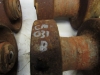 Picture of Takeuchi 06813-00027 06813-00032 06813-00004  Double Flange Roller Assy TL10v2 TL10