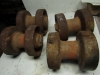 Picture of Takeuchi 06813-00027 06813-00032 06813-00004  Double Flange Roller Assy TL10v2 TL10