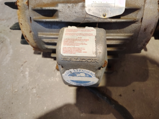 Picture of Baldor M3661T 3HP Electric Motor 230/460 Volt 1725 RPM